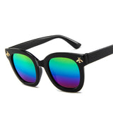 New Classic square frame  Sunglasses children Sunglasses children  Mirror Male and Female