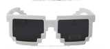 2018 kids glasses new Glasses 8 bit Pixel Women Men Sunglasses Female Male Mosaic