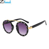 Zilead Baby Round Sunglasses Brand Lovely Kids Metal Sun Glasses Boys&Girls