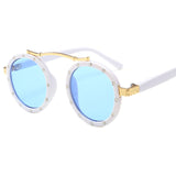 Zilead Baby Round Sunglasses Brand Lovely Kids Metal Sun Glasses Boys&Girls