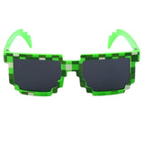 2017 Deal with it Minecraft Glasses Vintage 8 bit Pixel Women Men Sunglasses Female Male