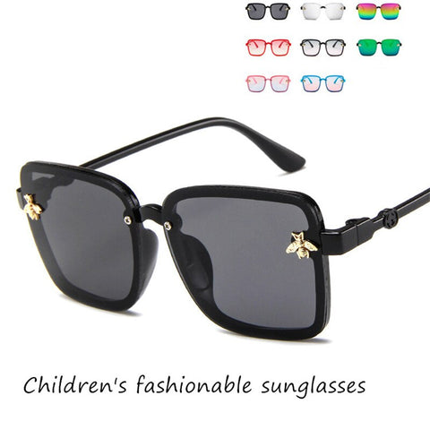 2019 Classic square frame  Sunglasses children Sunglasses children  Mirror Male and Female