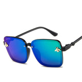2019 Classic square frame  Sunglasses children Sunglasses children  Mirror Male and Female