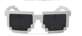 2018 Deal with it Boys Girls Minecraft Glasses 8 bit Pixel kids Sunglasses Female Male Mosaic