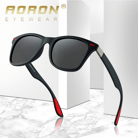 AORO BRAND DESIGN Classic Polarized Sunglasses Men Women Driving Square Frame Eyewear
