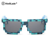 WarBLade Minecraft Glasses 8 bit Pixel Women Men Sunglasses Female Male Mosaic Sun