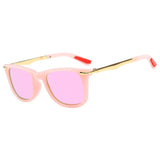2019 New Classic Rectangular  Polarized Sunglasses children Driving Mirror Male