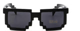 2017 Deal with it Boys Girls Minecraft Glasses 8 bit Pixel kids Sunglasses Female Male