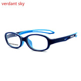 New Moving mirror leg Arrival Ultra-light Silica Gel Kids Optical Eyeglasses Frames Male