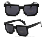 2018 Deal with it Boys Girls Minecraft Glasses 8 bit Pixel kids Sunglasses Female