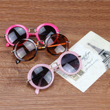 KOTTDO round lovely kids sunglasses girls goggle protective glasses children