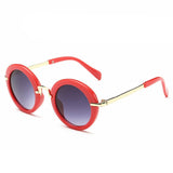 KOTTDO round lovely kids sunglasses girls goggle protective glasses children