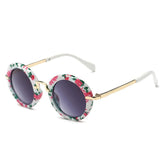 KOTTDO round lovely kids sunglasses girls goggle protective glasses children
