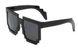 2018 Trendy UV400 Hot Minecraft Glasses 8 bit Pixel Women Men Sunglasses Female Male