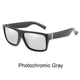 Ralferty Photochromic Polarized Sunglasses Men Fishing Glasses Male Square UV400
