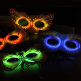 New Colorful Glow Sticks Hat Eye Mask Children Adults Fluorescent Sticks Connector Accessories