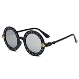 Steampunk  Bee Kids Sunglasses Boys Girls Luxury Vintage Children Sunglasses Round Sun
