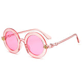 Steampunk  Bee Kids Sunglasses Boys Girls Luxury Vintage Children Sunglasses Round Sun