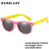 WarBlade New Kids Polarized Sunglasses TR90 Boys Girls Sun Glasses Silicone Safety