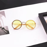 New Arrival 2019  Children Personality Round Lens Frameless Sun Glasses