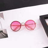 New Arrival 2019  Children Personality Round Lens Frameless Sun Glasses