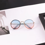 New Arrival 2019  Children Personality Round Lens Frameless Sun Glasses