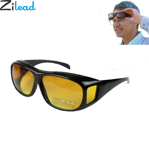 Zilead 2018 New Sunglasses TV Night Vision Men Glasses Driver Night Driving Mirror Light