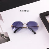CURTAIN 2019 Newest Kids Sunglasses Cool Polygon Shaped Hexagon Fashion Baby