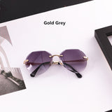 CURTAIN 2019 Newest Kids Sunglasses Cool Polygon Shaped Hexagon Fashion Baby