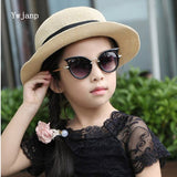 Ywjanp Children Sunglasses Boys Girls Cute Cat Eye Sun Glasses Kids Glasses Classic