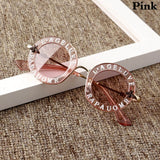 Steampunk Metal Bee Kids Sunglasses Boys Girls Luxury Vintage Children Sunglasses