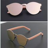 LATASHA 2018 Children reflective mirror sunglasses baby sunglasses male