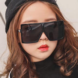 Oversize Square Kids Sunglasses Girls Baby Boys Festival Punk Sunglasses