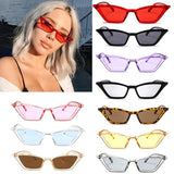 Vintage Small Sunglasses Women Cat Eye 2019 Sexy Summer Red Sun Glasses