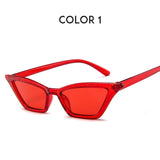 Vintage Small Sunglasses Women Cat Eye 2019 Sexy Summer Red Sun Glasses