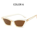 Vintage Small Sunglasses Women Cat Eye 2019 Sexy Summer Red Sun Glasses