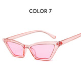Vintage Small Sunglasses Women Cat Eye 2019 Sexy Summer Red Sun Glasses