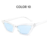 Vintage Small Sunglasses Women Cat Eye 2019 Sexy Summer Red Sun Glasses