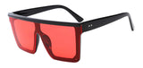 SHAUNA Flat Top Classic Square Sunglasses woman