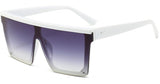 SHAUNA Flat Top Classic Square Sunglasses woman
