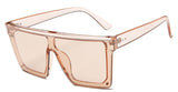 SHAUNA Flat Top Classic Square Sunglasses woman