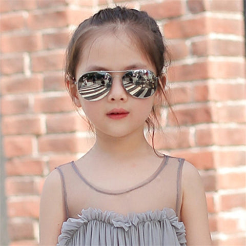 2019 NEW Brand  Children Goggle Girls Alloy Sunglasses Hot Fashion Boys Girls Baby