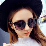 Woman Sunglasses Round Fashion Metal Glasses