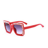 2019 luxury Rhinestone Kids Sunglasses Square Sun Glasses Children Baby Sunglasses