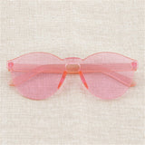 iboode Candy Color Rimless Sunglasses Kids Boys Gorls Luxury Sun Glasses Cute Vintage