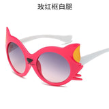 Cute Baby Cat Eye Sunglasses Kids Animal Cartoon UV400 Sun Glasses 2019