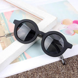 iboode 2019 Fashion Kids Sunglasses Round Frame Boys Girls Sun Glasses Children