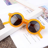 iboode 2019 Fashion Kids Sunglasses Round Frame Boys Girls Sun Glasses Children