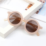iboode 2019 Fashion Kids Sunglasses Round Frame Boys Girls Sun Glasses Children
