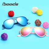 iboode Fashion 2019 Kids Sunglasses Baby Boys Girls Candy Color Children Sunglasses